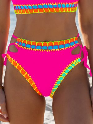 Solid Color Clam Shell Bikini Bottoms